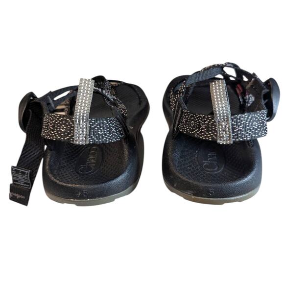 Chaco Kids ZX/1 Ecotread Sandals - J180152 Hugs and Kisses sz 5 black/pink - Picture 4 of 7